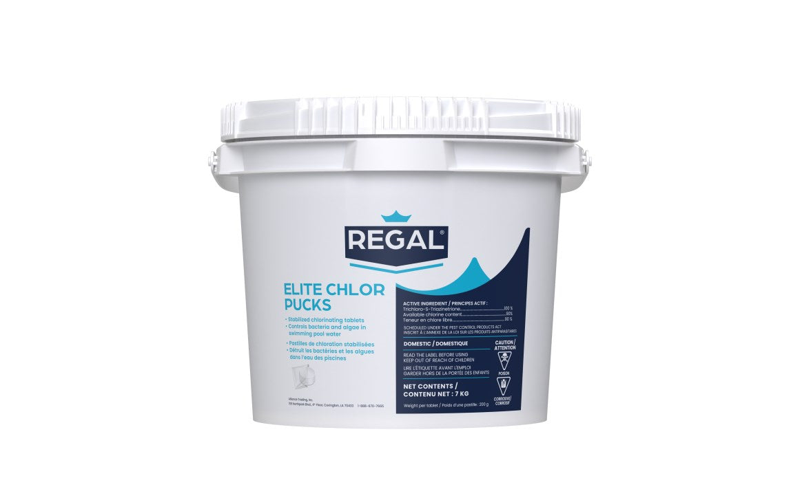 Regal Elite Chlorine Pucks 7kg (3" Tabs)