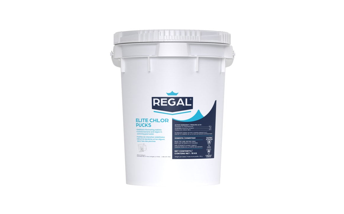 Regal Elite Chlorine Pucks 18kg (3" Tabs)