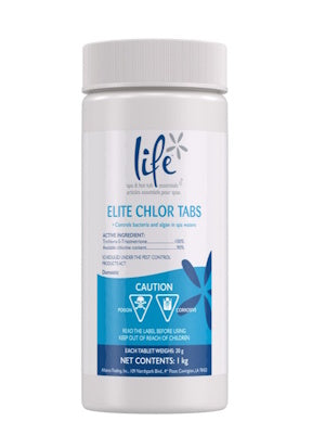 Life Elite Mini-Chlor Tabs 1Kg (1" Tabs)