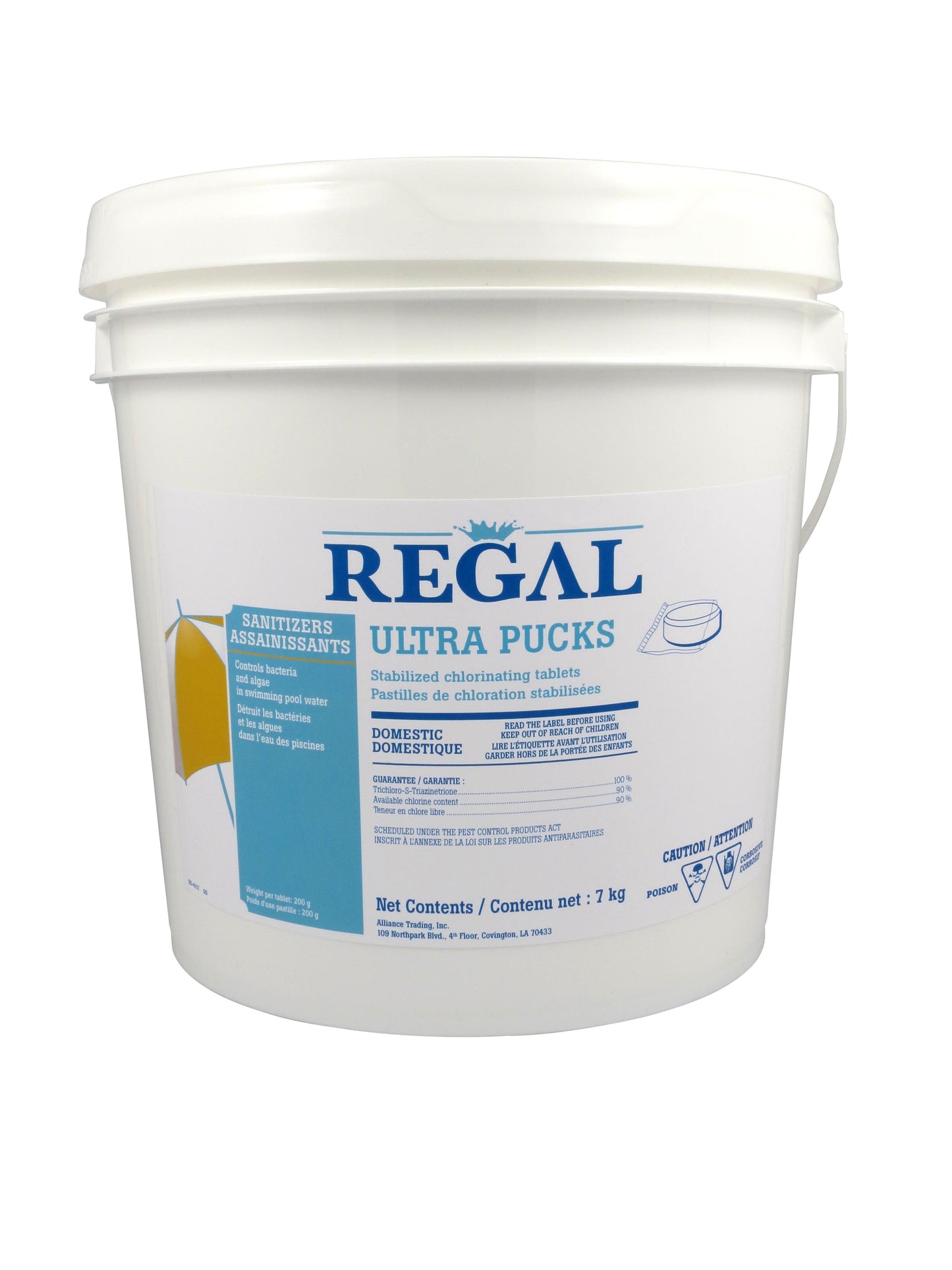 Regal Ultra Chlorine Pucks 7kg (3" Tabs)